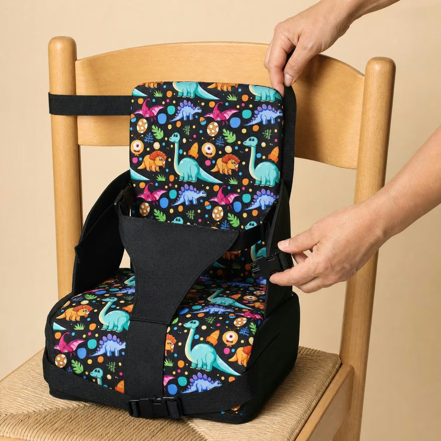 Le Rehausseur Nomade : sanglez-le sur la chaise