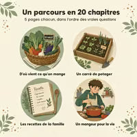 Le parcours du livre en 20 chapitres de 5 pages