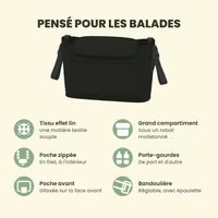 Les détails du Range-Tout : compartiments, poches et bandoulière