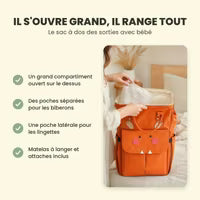 Il s'ouvre grand, il range tout : le sac à dos des sorties avec bébé