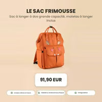 L'offre du Sac Frimousse : le sac et ses accessoires livrés ensemble